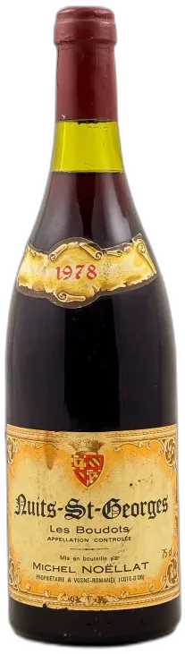 illustration du vin Michel Noëllat Nuits st Georges 1er Cru "les Boudots" 1978