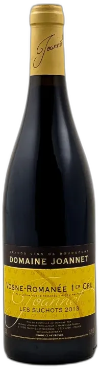 photo du vin Joannet Vosne Romanée 1er Cru "Suchots" 2013
