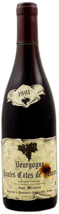 photo du vin Jean Michelot Bourgogne Hautes Côtes de Beaune 1991