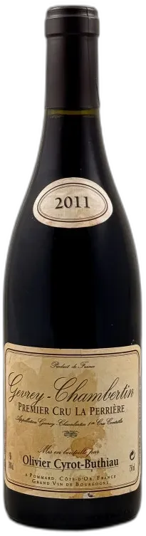 photos du vin Cyrot Buthiau Gevrey Chambertin 1er Cru "la Perrière" 2011