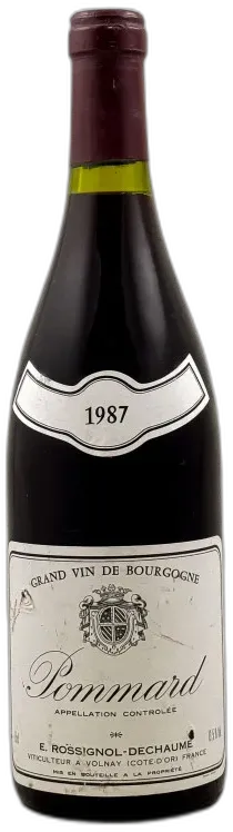 photo du vin Rossignol Dechaume Pommard 1987