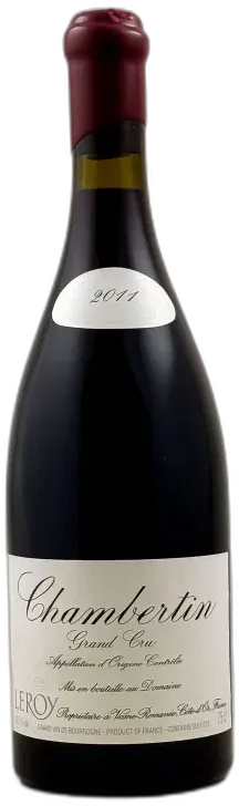 photo du vin Leroy Chambertin 2011