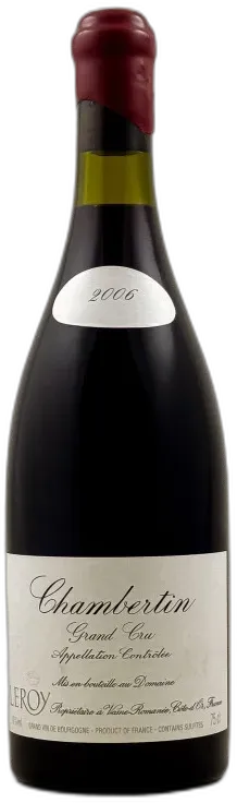 aperçu du vin Leroy Chambertin 2006