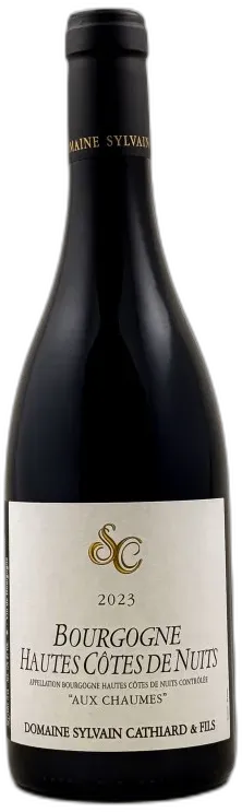 vue du vin Sylvain Cathiard Hautes Côtes de Nuits "Aux Chaumes" 2023