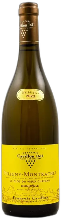 photo du vin François Carillon Puligny Montrachet "le Clos du Vieux Château" Monopole 2023