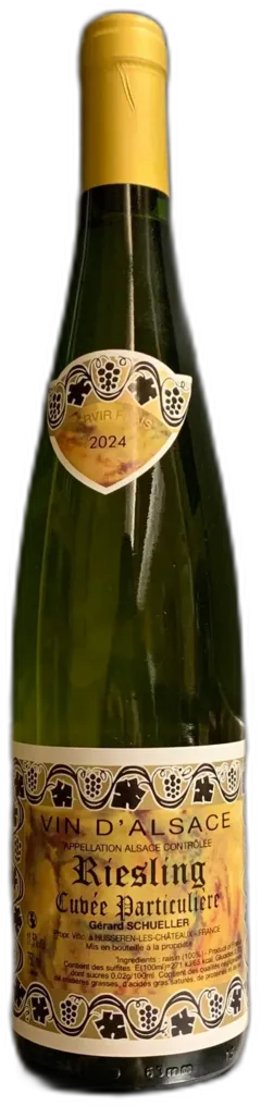 image du vin Riesling Cuvée Particulière 2024 Bruno Schueller