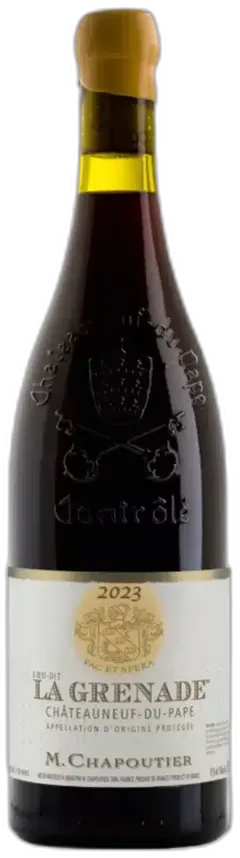 capture du vin m Chapoutier Châteauneuf-du-Pape la Grenade 2023