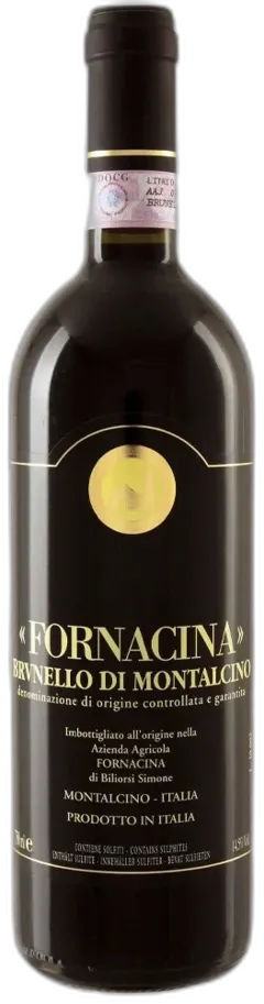 vue du vin Brunello di Montalcino Docg la Fornacina