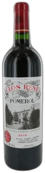 photo du vin Clos René 2019