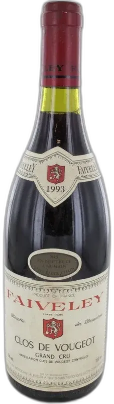 photos du vin Clos de Vougeot Grand Cru 1993 Faiveley