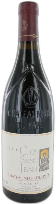 photo du vin Clos st Jean 2018 Châteauneuf du Pape