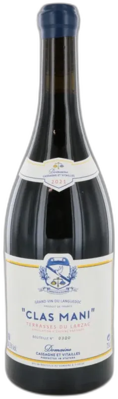 photo du vin Clas Mani 2021 Domaine Cassagne et Vitailles