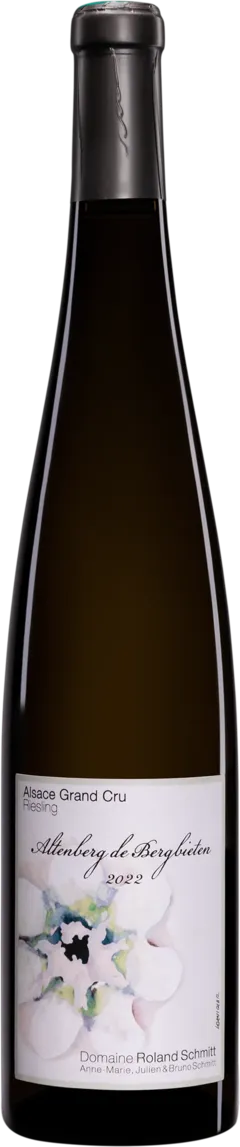 image du vin Domaine Roland Schmitt Alsace Grand Cru Altenberg de Bergbieten Riesling "Riesling" Blanc 2022
