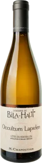 vue du vin Occultum Lapidem Blanc 2021 Domaine de Bila Haut m Chapoutier