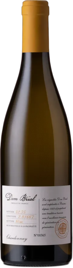 photos du vin Dom Brial Côtes Catalanes Chardonnay 2024