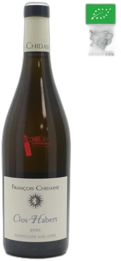 vue du vin Domaine François Chidaine Montlouis-Sur-Loire "Clos Habert" 2020