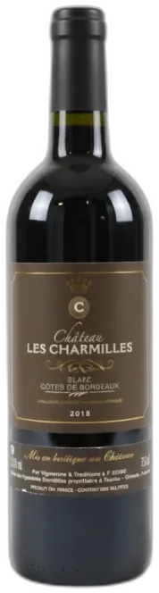 illustration du vin Château les Charmilles 2018
