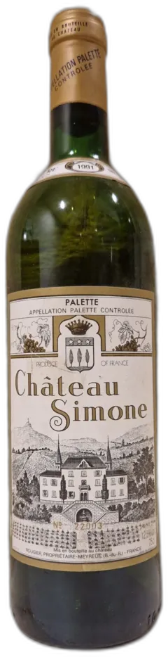 image du vin Château Simone Palette, Provence