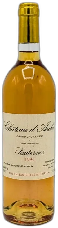 illustration du vin 1990 Château d’Arche Sauternes