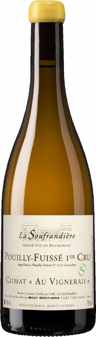vue du vin Bret Brothers la Soufrandière Pouilly-Fuissé 1er Cru "au Vignerais" Zen Blanc Sec 2024