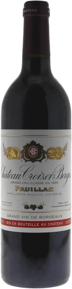 illustration du vin Croizet Bages 2018 5 Ème Grand Cru Classé Pauillac, Bordeaux Rouge, Magnum