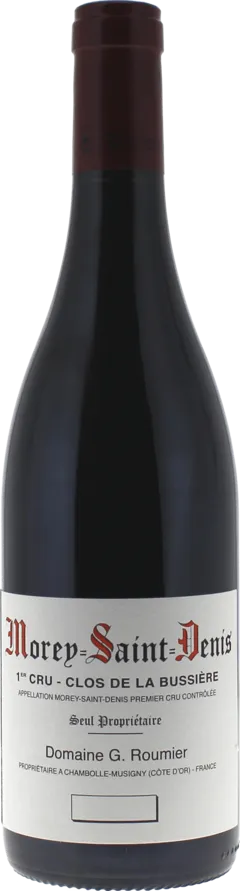photo du vin Morey Saint Denis 1er Cru Clos Bussière Domaine Roumier Georges, Bourgogne Rouge