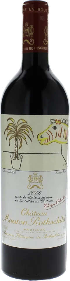 photos du vin Mouton Rothschild 2006 1er Grand Cru Classé Pauillac, Bordeaux Rouge