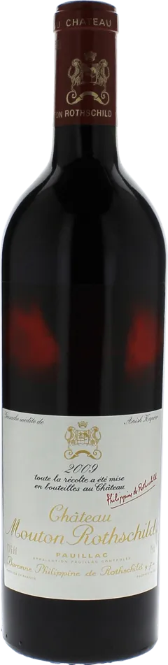 illustration du vin Mouton Rothschild 2009 1er Grand Cru Classé Pauillac, Bordeaux Rouge