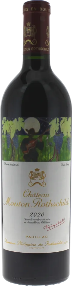 photo du vin Mouton Rothschild 2020 1er Grand Cru Classé Pauillac, Bordeaux Rouge