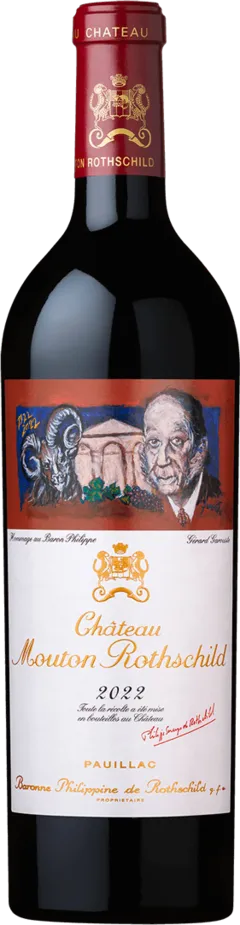image du vin Mouton Rothschild 2022 1er Grand Cru Classé Pauillac, Bordeaux Rouge