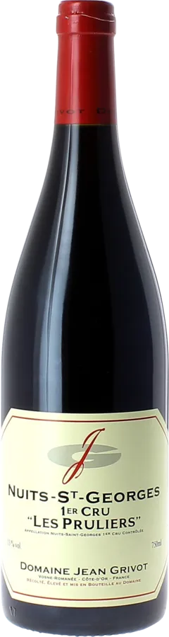 aperçu du vin Nuits Saint Georges 1er Cru les Pruliers 2020 Domaine Grivot, Bourgogne Rouge
