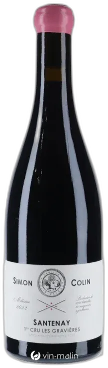photo du vin Domaine Simon Colin Santenay 1er Cru"les Gravières" 2022