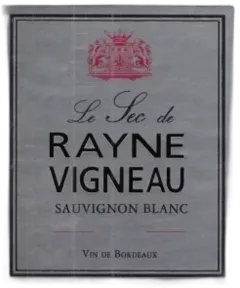 illustration du vin le Sec de Rayne Vigneau 2022