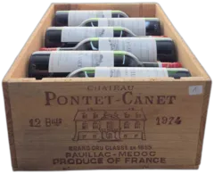 vue du vin Château Pontet-Canet 1974