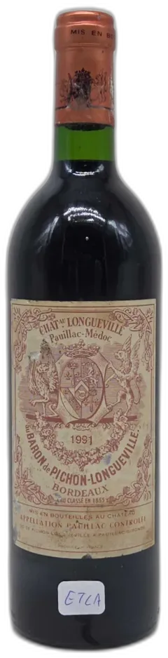 image du vin Château Pichon Longueville Baron 1991