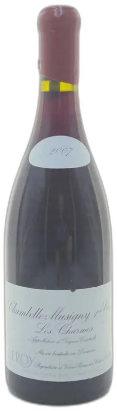 photos du vin les Charmes Domaine Leroy 2007