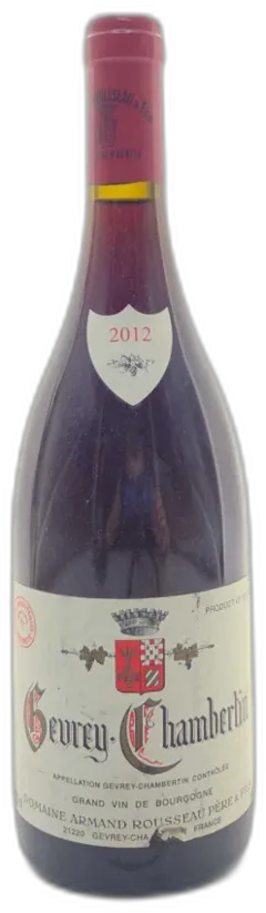 image du vin Gevrey-Chambertin Domaine Armand Rousseau 2012