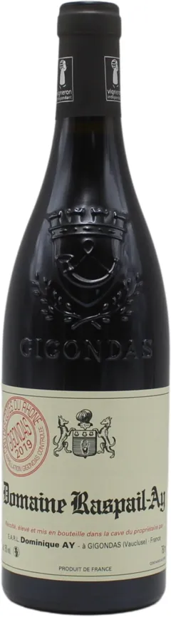 photo du vin Gigondas Domaine Raspail-ay 2018