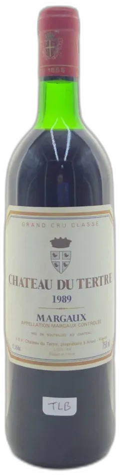 photo du vin Chateau du Tertre Tlb 1989