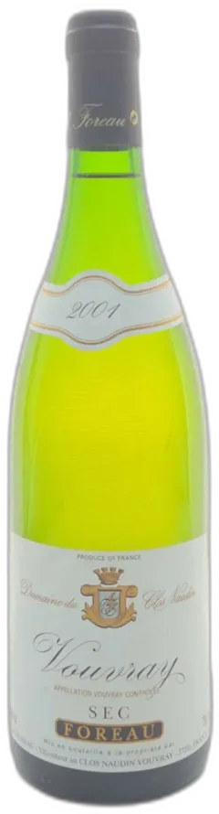 photo du vin Vouvray Sec Domaine du Clos Naudin p Foreau 2001