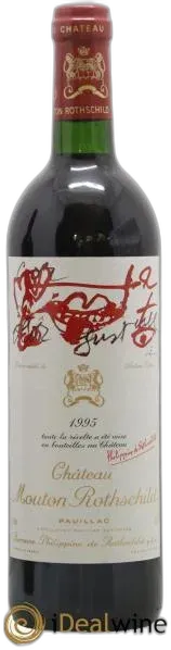 image du vin Mouton Rothschild 1995 1er Grand Cru Classé Pauillac, Bordeaux Rouge