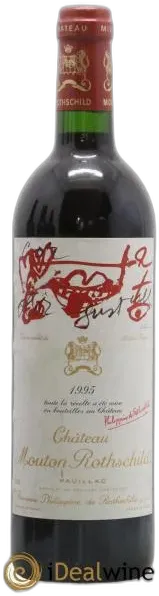 image du vin Mouton Rothschild 1995 1er Grand Cru Classé Pauillac, Bordeaux Rouge