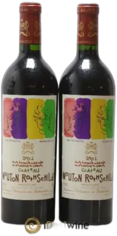 image du vin Château Mouton Rothschild 1er Grand Cru Classé 2001