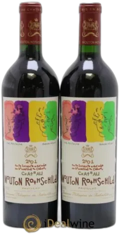image du vin Château Mouton Rothschild 1er Grand Cru Classé 2001