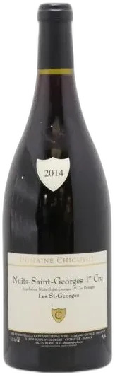 vue du vin Nuits-Saint-Georges 1er Cru les Saint-Georges Chicotot 2014