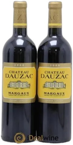 photo du vin Château Dauzac 5ème Grand Cru Classé 2008