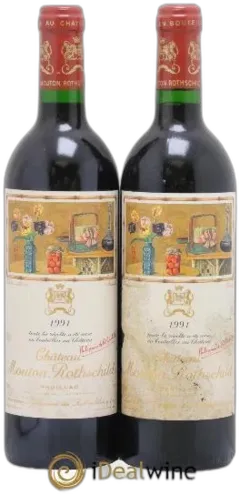 photo du vin Château Mouton Rothschild 1er Grand Cru Classé 1991