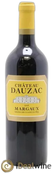 photo du vin Château Dauzac 5ème Grand Cru Classé 2016