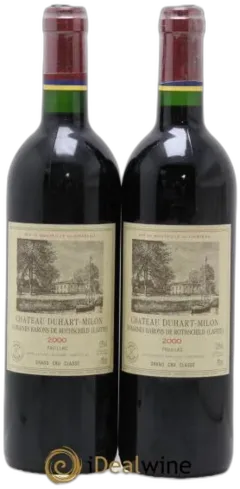 image du vin Château Duhart-Milon 4ème Grand Cru Classé 2000