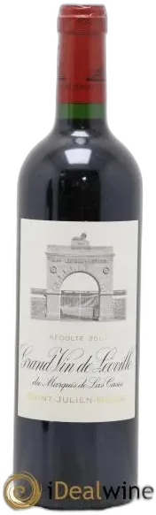 vue du vin Château Léoville Las Cases 2ème Grand Cru Classé 2004